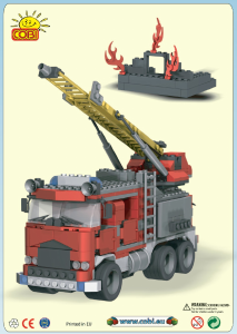 Bedienungsanleitung Cobi set 1451 Action Town Rettungsteam