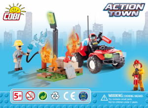 Bedienungsanleitung Cobi set 1461 Action Town Feuerwehr Quad und Feuerwehrleute