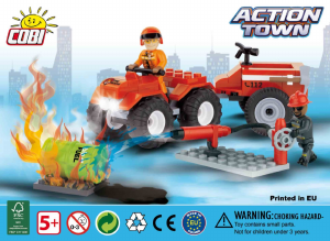 Manual Cobi set 1472 Action Town Fire fighters