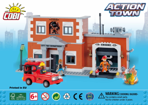 Bedienungsanleitung Cobi set 1475 Action Town City fire department