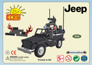 Bedienungsanleitung Cobi set 1531 Action Town SWAT Jeep