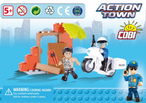 Manual Cobi set 1560 Action Town Police chase