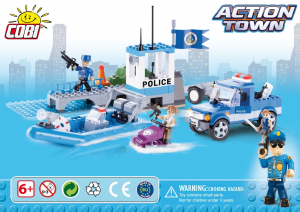 Bedienungsanleitung Cobi set 1565 Action Town Hafenpatrouille