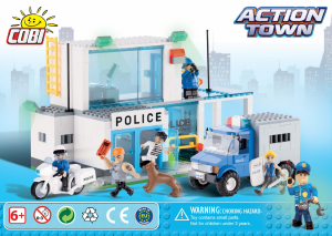 Manual Cobi set 1567 Action Town Police department