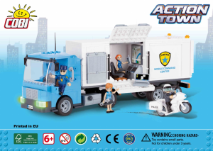 Manual Cobi set 1573 Action Town Mobile command center