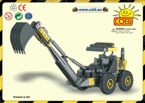 Manual Cobi set 1651 Action Town Excavator