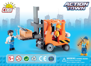 Handleiding Cobi set 1661 Action Town Vorkheftruck