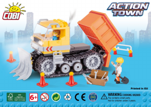 Manual Cobi set 1673 Action Town Bulldozer