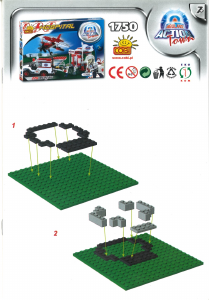 Manual Cobi set 1750 Action Town Hospital