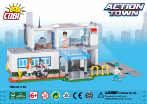 Handleiding Cobi set 1766 Action Town Ziekenhuis