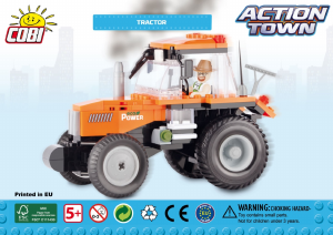 Bedienungsanleitung Cobi set 1861 Action Town Traktor