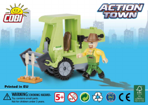 Handleiding Cobi set 1871 Action Town Oogstmachine