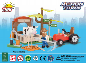 Manual Cobi set 1873 Action Town Dairy farm