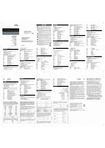 Manual Citizen FC-500BL Calculator