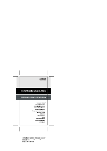 Manual Citizen FS-50WHII Calculator