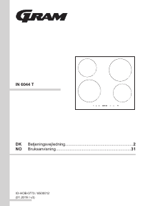 Bruksanvisning Gram IN 6044 T Kokeplate