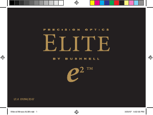 Manual de uso Bushnell Elite e2 Prismáticos
