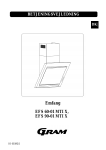 Bruksanvisning Gram EFS 60-01 MTI X Kjøkkenvifte