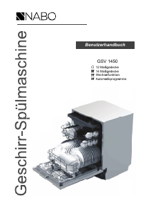 Bedienungsanleitung NABO GSV 1450 Geschirrspüler