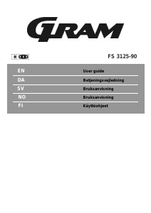 Manual Gram FS 3125-90 Freezer