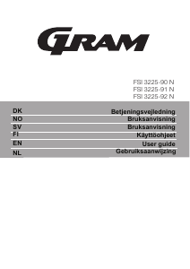 Brugsanvisning Gram FSI 3225-92 N Fryser