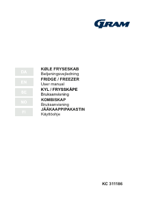 Manual Gram KC 311186 Fridge-Freezer