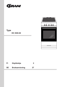 Bruksanvisning Gram EK 3500-00 Spis