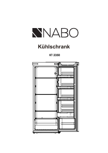Bedienungsanleitung NABO KT 2350 Kühlschrank