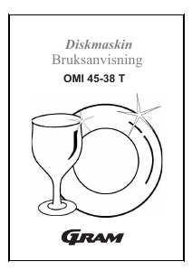 Bruksanvisning Gram OMI 45-38 T Diskmaskin