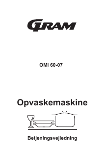 Brugsanvisning Gram OMI 60-07 Opvaskemaskine