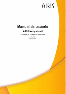 Manual de uso Airis iGo N8 Navegación para coche