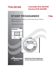 Manual Worcester DT20RF Thermostat