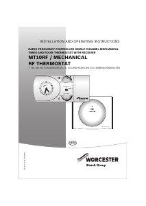 Manual Worcester MT10RF Thermostat