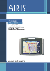 Manual de uso Airis T920 Navegación para coche