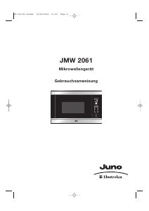 Bedienungsanleitung Juno-Electrolux JMW2061E Mikrowelle