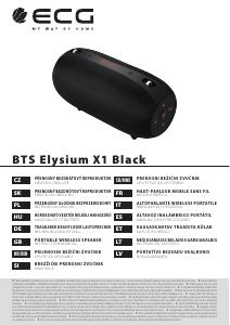 Handleiding ECG BTS Elysium X1 Luidspreker