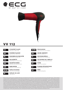 Manual de uso ECG VV 112 Secador de pelo