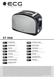 Manual de uso ECG ST 968 Tostador