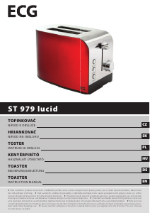 Handleiding ECG ST 979 Lucid Broodrooster