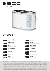 Mode d’emploi ECG ST 8730 Grille pain