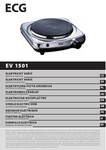 Használati útmutató ECG EV 1501 Főzőlap