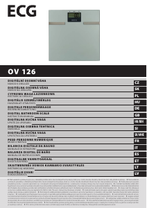 Manual de uso ECG OV 126 Báscula