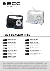 Manual de uso ECG R 222 Radio