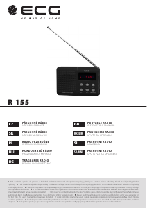 Manuál ECG R 155 U Vysílačka