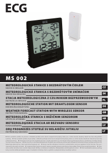 Rokasgrāmata ECG MS 002 Meteoroloģiskā stacija