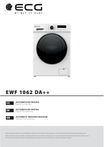 Manual ECG EWF 1062 DA++ Washing Machine