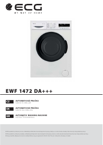 Manuál ECG EWF 1472 DA+++ Pračka