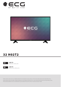 Manuál ECG 32 H02T2 LED televize