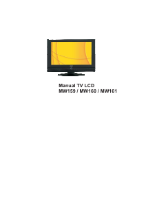 Manual de uso Airis MW159 Televisor de LCD