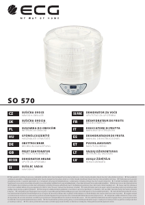 Manuale ECG SO 570 Essiccatore per alimenti